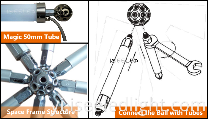 Magic DMX512 RGB Tube Light